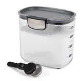 Progressive International ProKeeper+ Airtight Powdered Sugar Storage Container, Clear Plastic