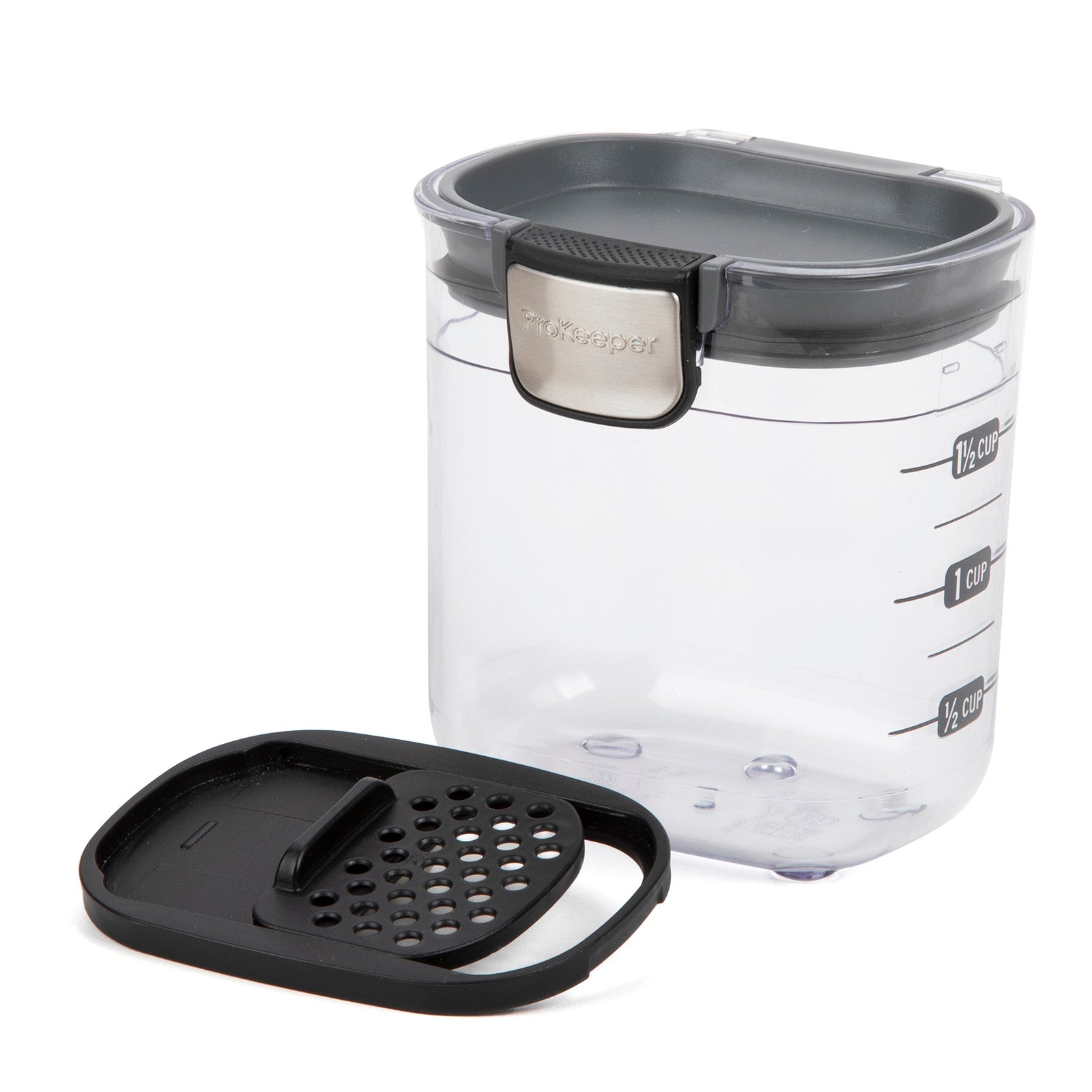 Progressive International ProKeeper+ Airtight Mini Storage Container, Clear Plastic