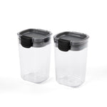 Progressive International ProKeeper+ Airtight Storage Container Set, 6-Piece, Clear Plastic
