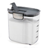 Progressive International ProKeeper+ Airtight Sugar Storage Container, Clear Plastic