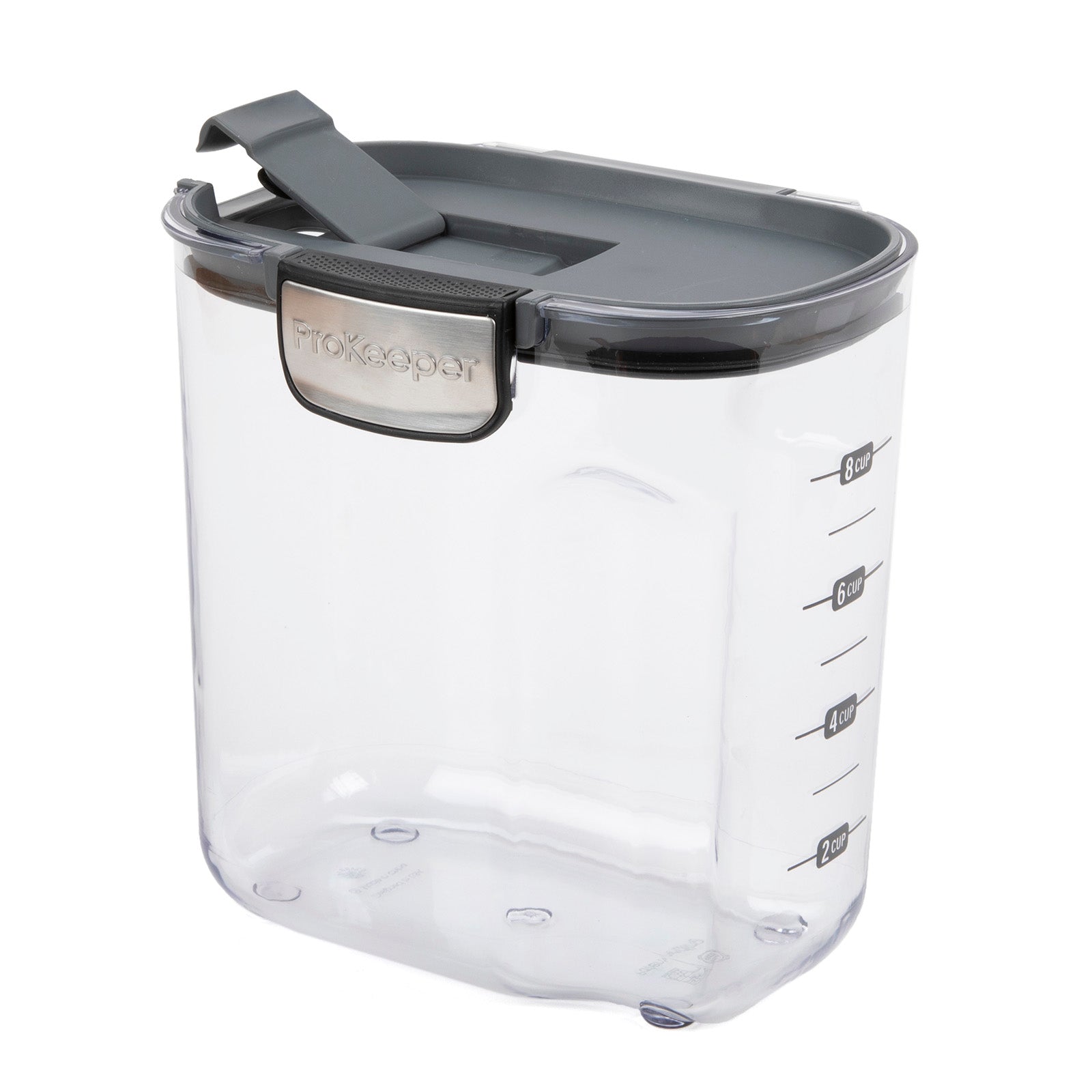 Progressive International ProKeeper+ Airtight Sugar Storage Container, Clear Plastic