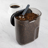 Progressive International ProKeeper+ Airtight Large Coffee Storage Container, Clear Plastic