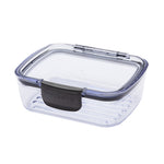 Progressive International ProKeeper+ Airtight Mini Deli Storage Container, Clear Plastic