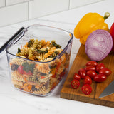 Progressive International ProKeeper+ Airtight Tall Deli Storage Container, Clear Plastic