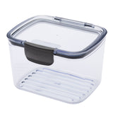 Progressive International ProKeeper+ Airtight Tall Deli Storage Container, Clear Plastic