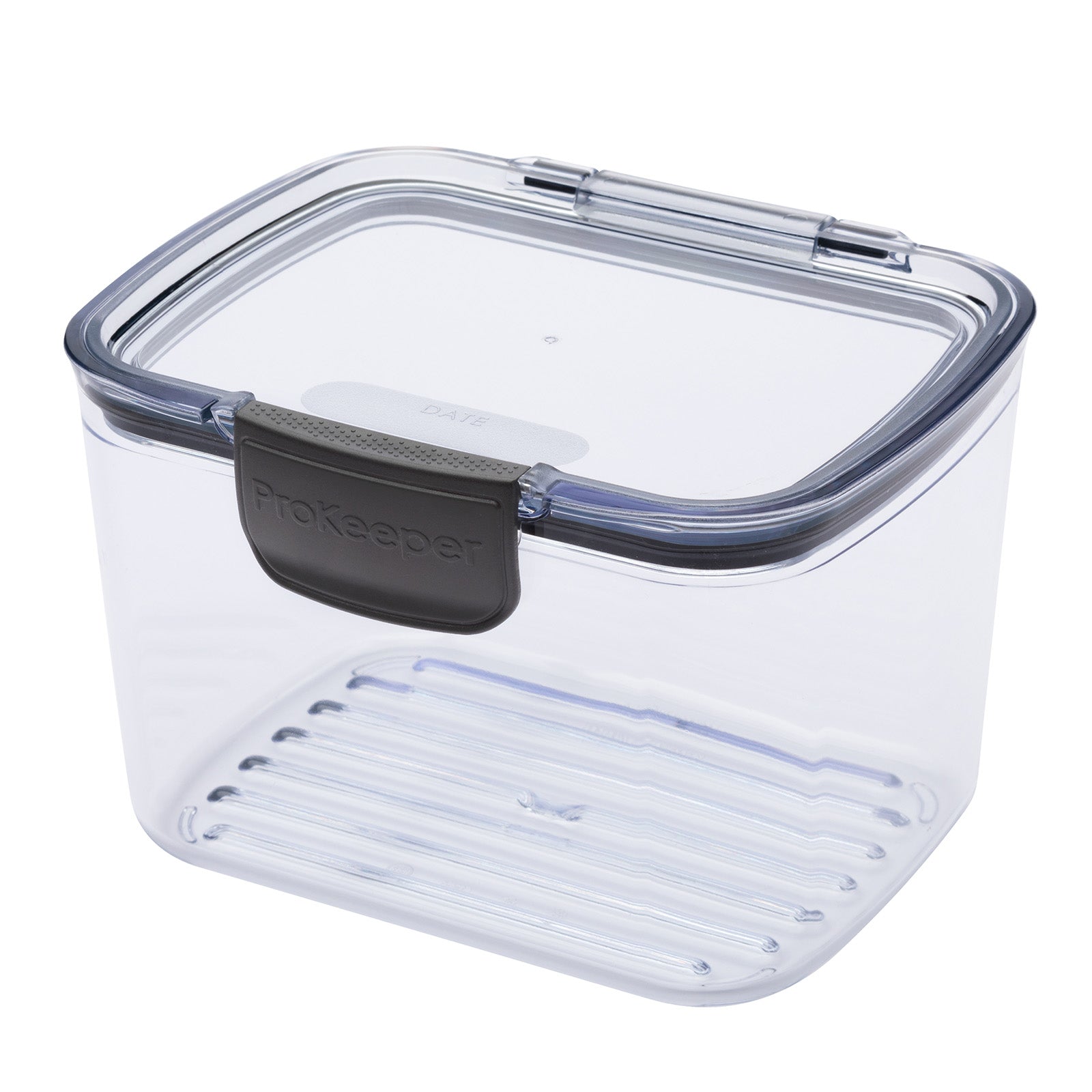 Progressive International ProKeeper+ Airtight Tall Deli Storage Container, Clear Plastic