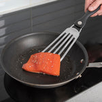Progressive PL8 Stainless Steel Fish Spatula – Flexible Slotted Turner for Fish, Eggs & Delicate Foods