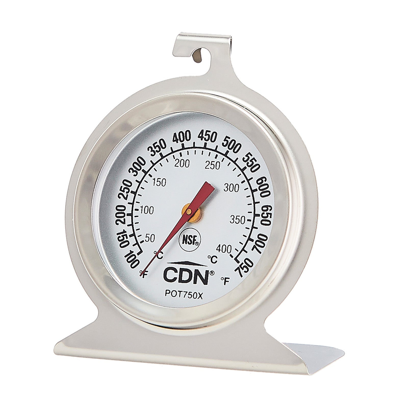 CDN ProAccurate High Heat Oven Thermometer, Stainless Steel