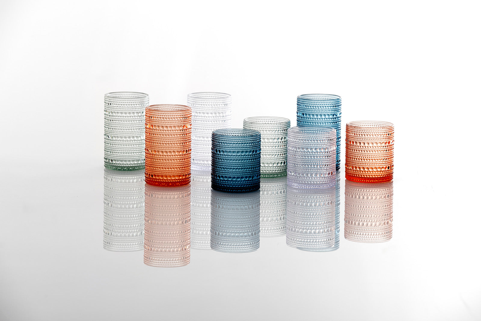 Fortessa Orbetto Outdoor Iced Beverage Cocktail Glass 4 Pack, 13 ounce