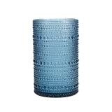 Fortessa Orbetto Outdoor Iced Beverage Cocktail Glass 4 Pack, 13 ounce, Cornflower