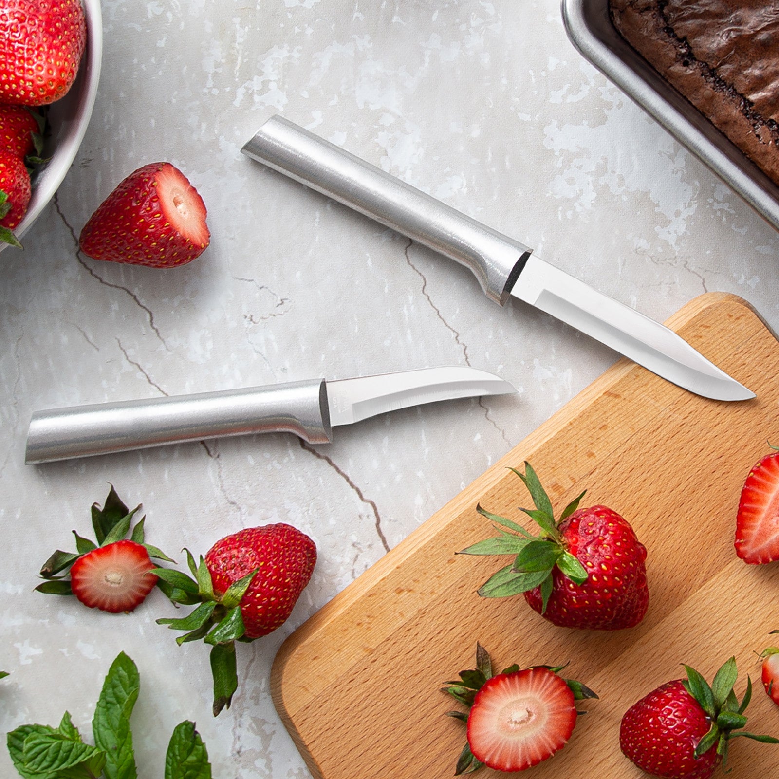 Rada Cutlery 3.25-Inch Regular Paring Knife, Aluminum Handle