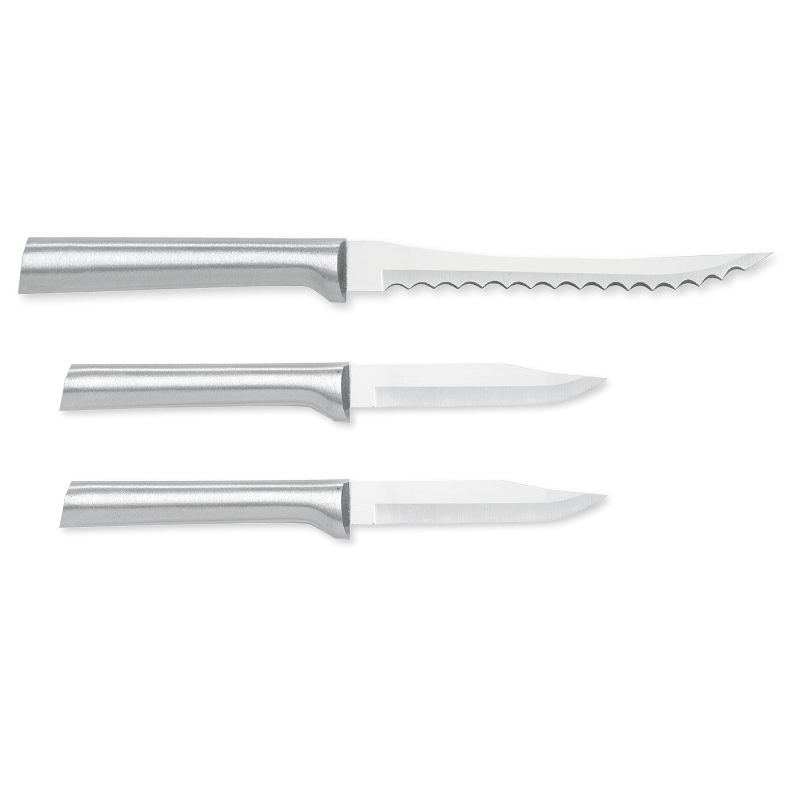 Rada Cutlery 3.25-Inch Regular Paring Knife & 5-Inch Tomato Slicer Stainless Steel Serrated Blade