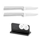 Rada Cutlery 2.5-Inch Peeling Paring Knife Set of 2 & Quick Edge Knife Sharpener