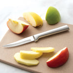 Rada Cutlery Heavy Duty 3.25-Inch Paring Knife Set of 2, Silver Handles & Quick Edge Knife Sharpener