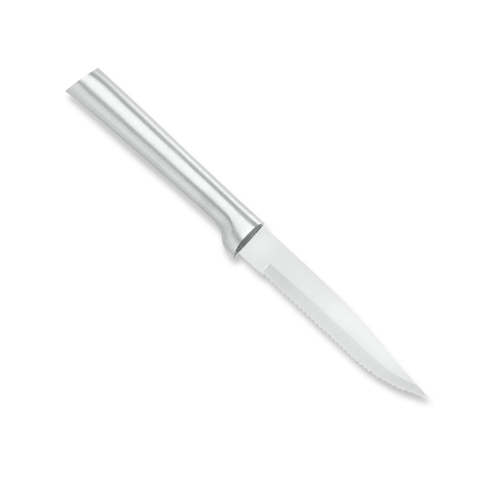Rada Cutlery 3.875-Inch Serrated Steak Knife, Aluminum Handle