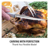 Rada Cutlery 6.625 Carver Boning Knife, Aluminum Handle