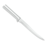 Rada Cutlery 6.625 Carver Boning Knife Set of 2, Silver Handles & Quick Edge Knife Sharpener