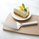 Rada Cutlery Serrated Pie Server Stainless Steel Face, Aluminum Handle