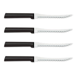 Rada Cutlery 5-Inch Tomato Slicer Stainless Steel Serrated Blade, Set of 4