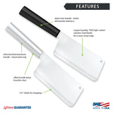 Rada 5.25 Inch Chef's Dicer Knife, Aluminum Handle