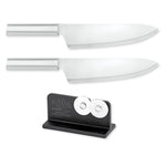 Rada Cutlery 8.5-Inch French Chef Knife Set of 2 & Quick Edge Knife Sharpener