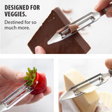 Rada Cutlery 1.75-Inch Swivel Vegetable Peeler, Aluminum Handle