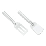 Rada Cutlery 2-Inch Mini Server Solid Turner Spatula & 3.375-Inch Slotted Turner Spatula