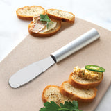 Rada Cutlery 3.375-Inch Party Spreader Stainless Steel Serrated Blade, Aluminum Handle