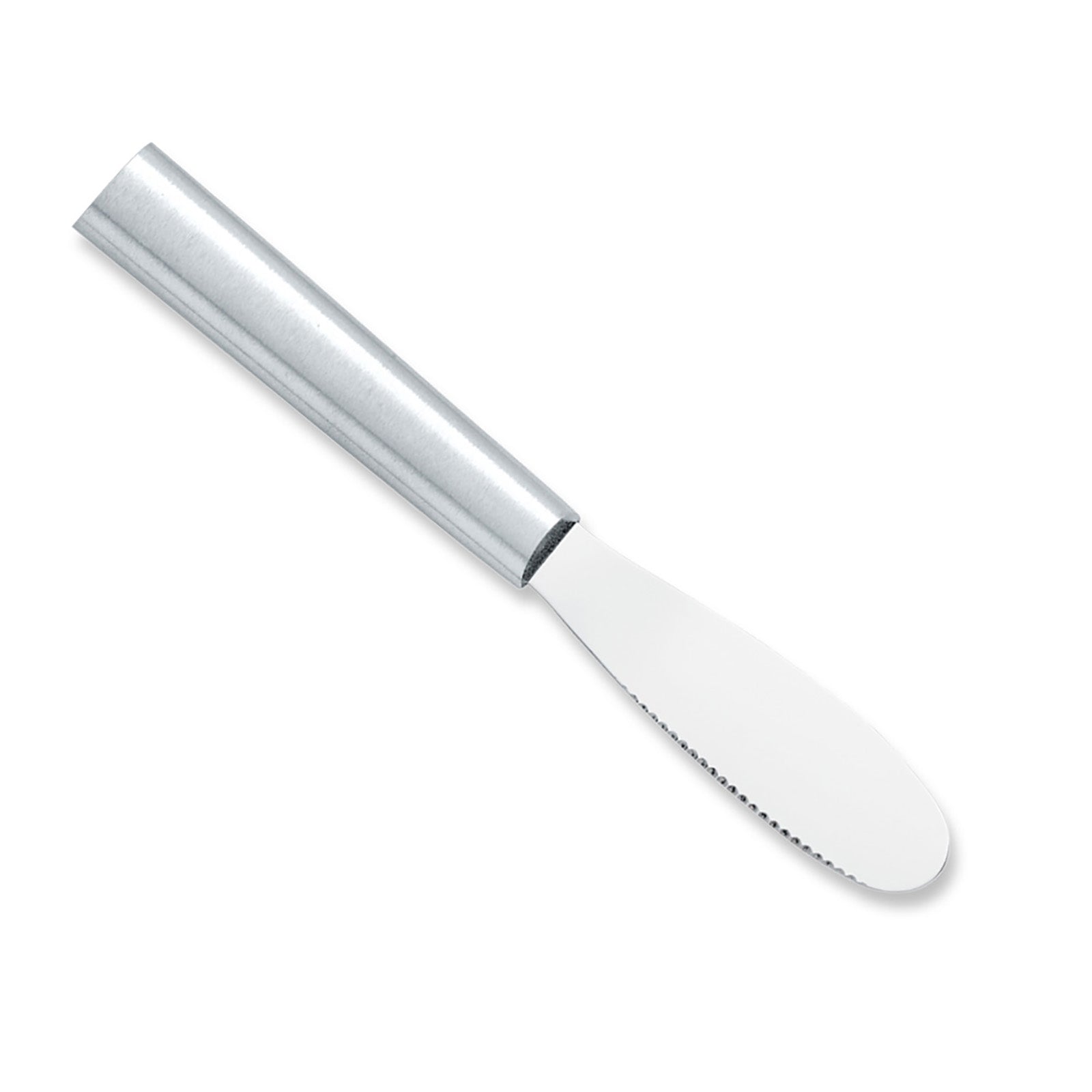 Rada Cutlery 3.375-Inch Party Spreader Stainless Steel Serrated Blade, Aluminum Handle