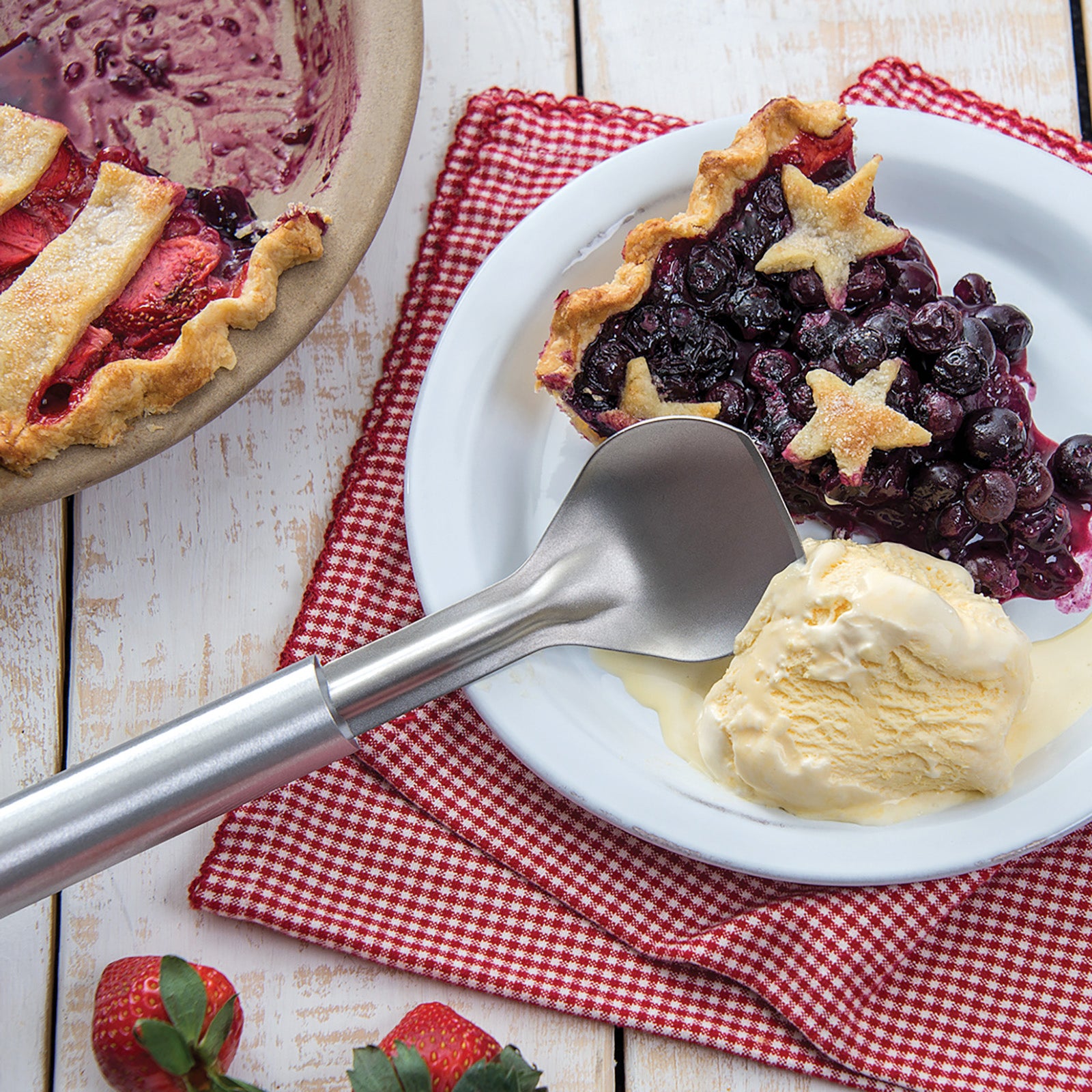 Rada Cutlery 9.25-Inch Ice Cream Scoop, Aluminum Handle