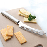 Rada Cutlery 5.25-Inch Cheese Knife Serrated Stainless Steel Blade, Aluminum Handle