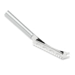 Rada Cutlery 5.25-Inch Cheese Knife Serrated Stainless Steel Blade, Aluminum Handle