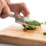 Rada Cutlery 4.75-Inch Cook's Utility Knife Stainless Steel Straight Blade, Aluminum Handle