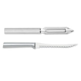 Rada Cutlery 2-Inch Deluxe Vegetable Peeler & 5-Inch Tomato Slicer Stainless Steel Serrated Blade