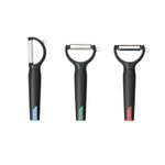 Richardson Sheffield Refinest 3 Piece Fruit and Vegetable Peeler Set, Stainless Steel