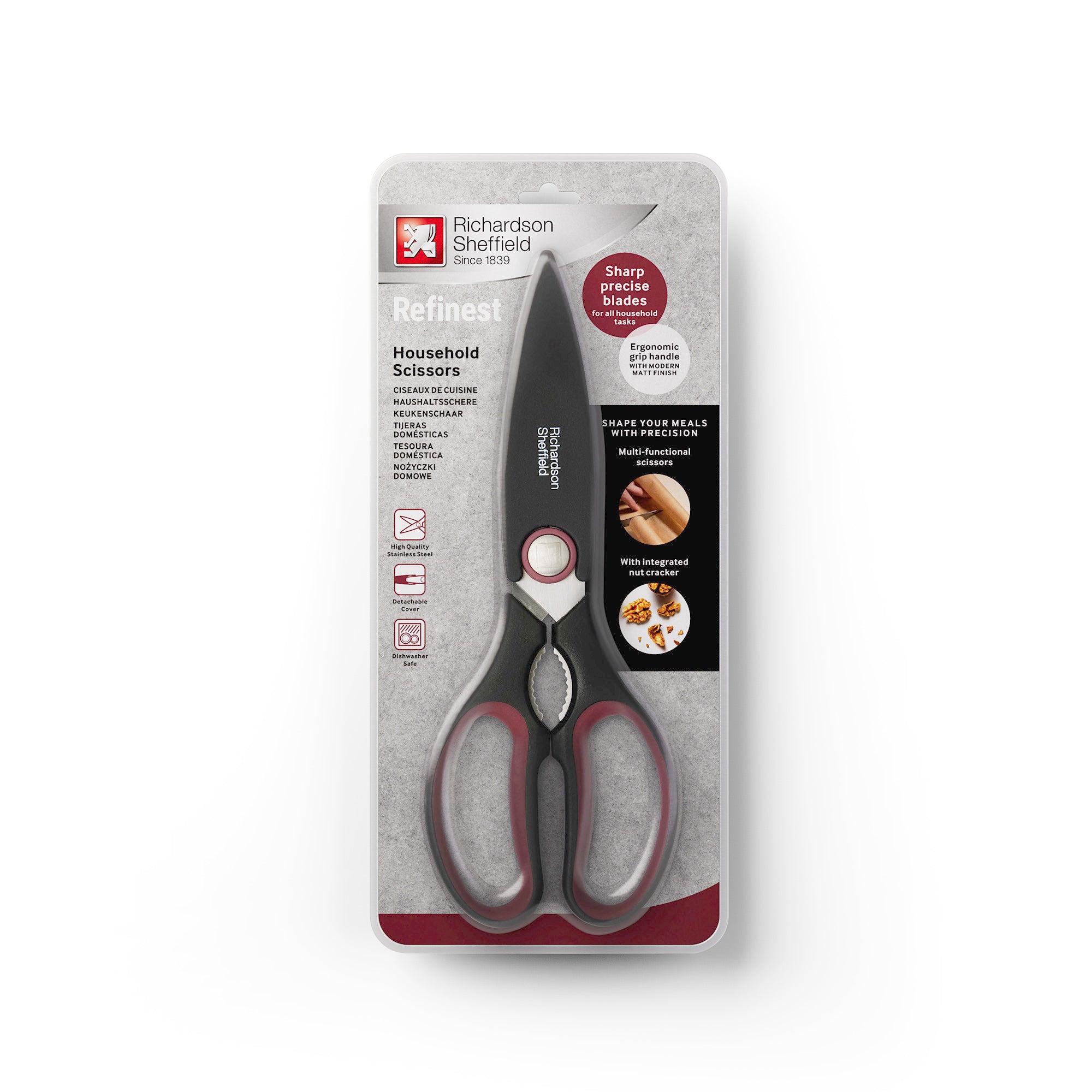 Richardson Sheffield Refinest Household Scissors, 8.5-Inch, Stainless Steel