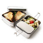 ECOlunchbox Three in One Stainless Steel Food Container Set