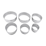 R&M International Double Sided Biscuit Cutter, Fluted & Round, Stainless