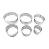 R&M International Double Sided Biscuit Cutter, Fluted & Round, Stainless