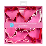 R&M International Valentine Color 7 Piece Cookie Cutter Set