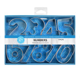 R&M International 2.5 Inch Numbers Cookie Cutters, Set of 9
