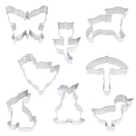 R&M International Easter 8 Piece Cookie Cutter Set