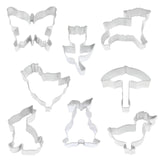 R&M International Easter 8 Piece Cookie Cutter Set