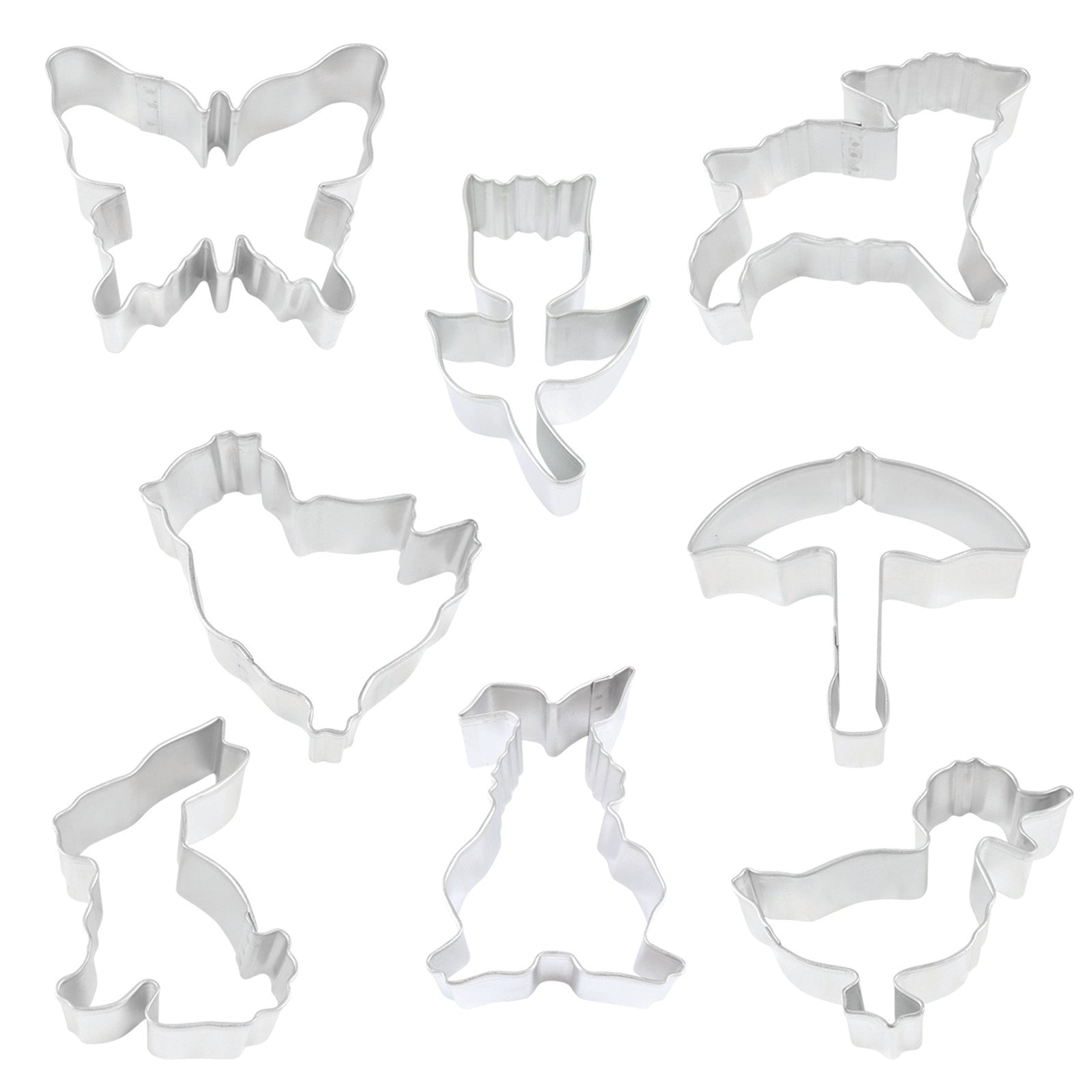 R&M International Easter 8 Piece Cookie Cutter Set