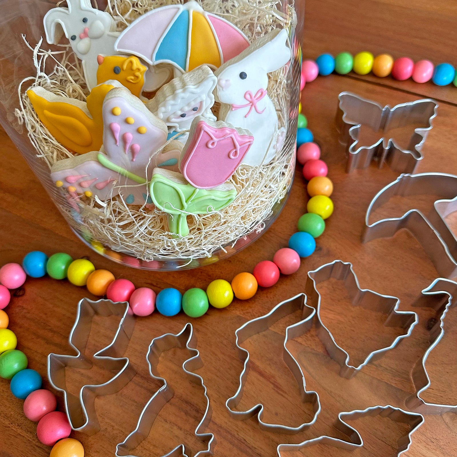 R&M International Easter 8 Piece Cookie Cutter Set