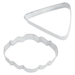 R&M International Festive Fall Pumpkin Pie Centerpiece 2 Piece Cookie Cutter Set