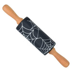 R&M International Spooky Halloween 3 Piece Mini Baking Set with Spatula, Rolling Pin, and Whisk
