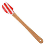 R&M International Christmas 3 Piece Mini Baking Set with Spatula, Rolling Pin, and Whisk