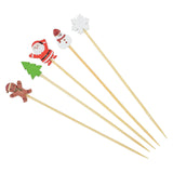 R&M International 5-Inch Holiday Cocktail Picks 25-Pack