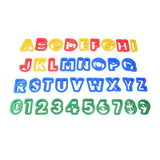 R&M International Alphabet & Numbers, 36 Piece, Plastic